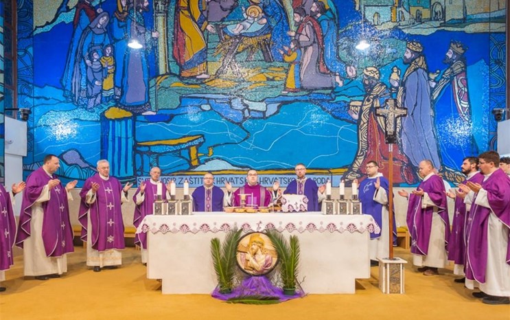 Rektor voćinske manje bazilike predvodio misno slavlje u Karlovcu